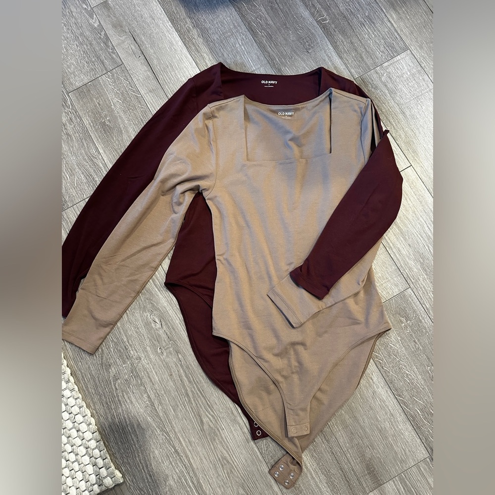 Old Navy Square Neck Bodysuit Bundle